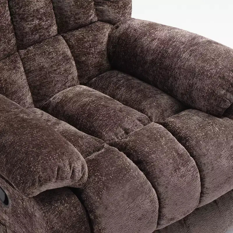 Canapé inclinable réglable, pouf + poche latérale, design ergonomique