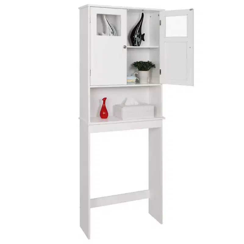 Meuble de rangement autoportant au-dessus des toilettes