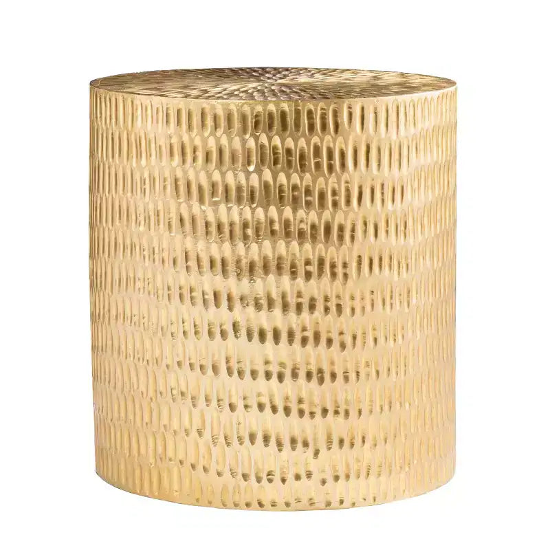 Doylin Round Accent Table - Gold - SEI