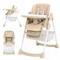 Multifunctional Baby High Chair with Adjustable Height & Recline, Foldable for Babies & Toddlers