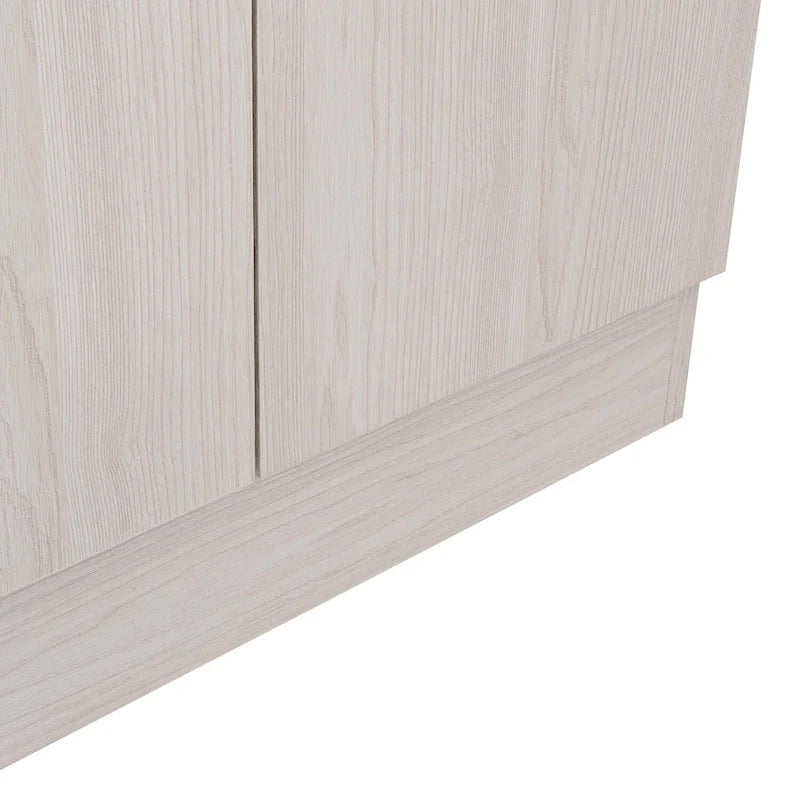 Garde-manger ou placard de rangement en bois gris clair