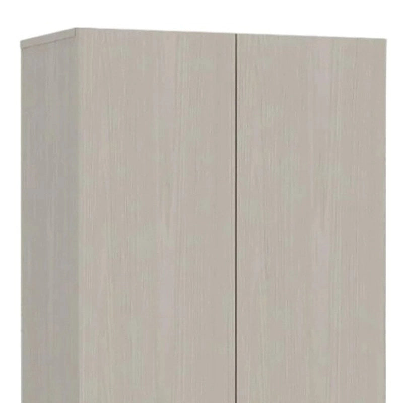 Garde-manger ou placard de rangement en bois gris clair