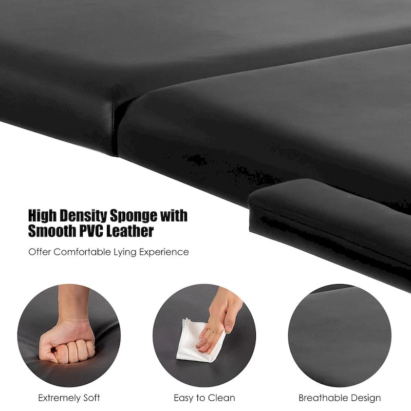 Table de massage portable ajustable pour lit de spa facial et tatouage