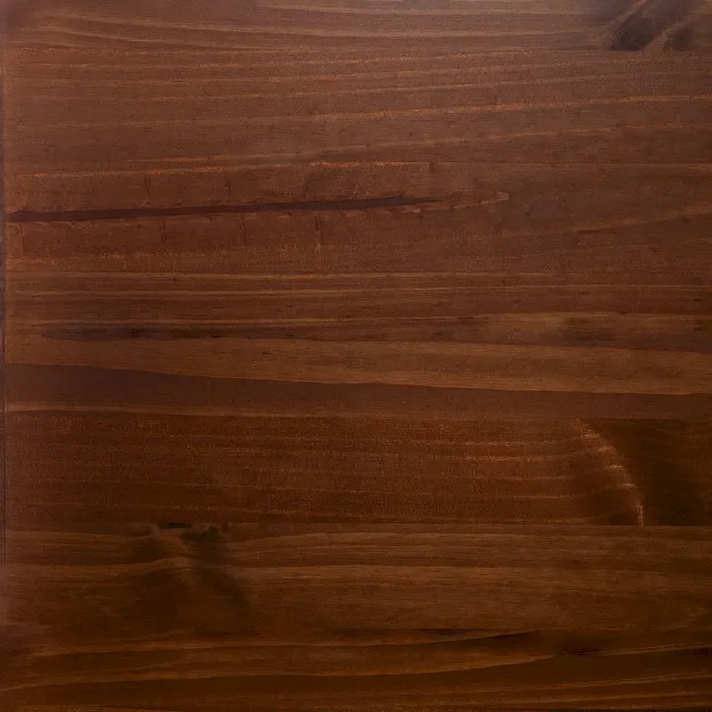 Lit plateforme de rangement en bois massif Mid-Century Modern