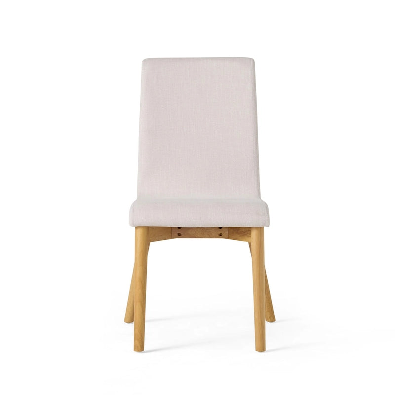 Chaise de salle à manger en tissu du milieu du siècle
