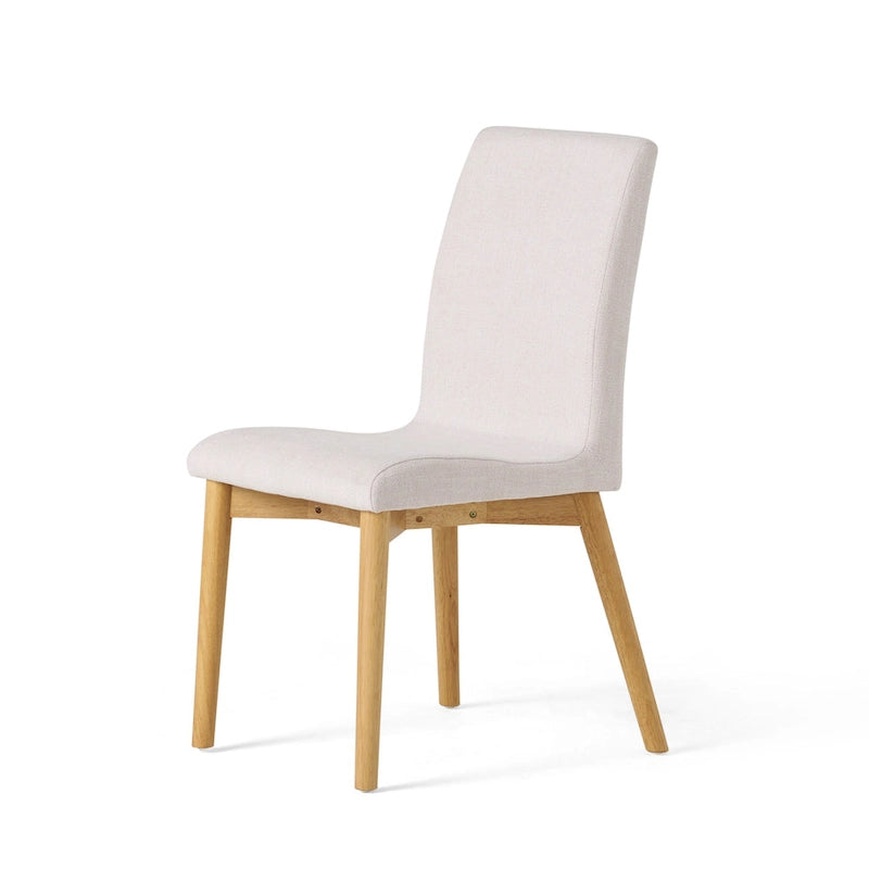 Chaise de salle à manger en tissu du milieu du siècle