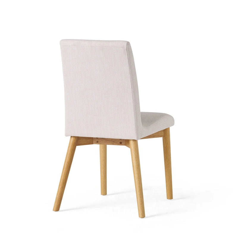 Chaise de salle à manger en tissu du milieu du siècle