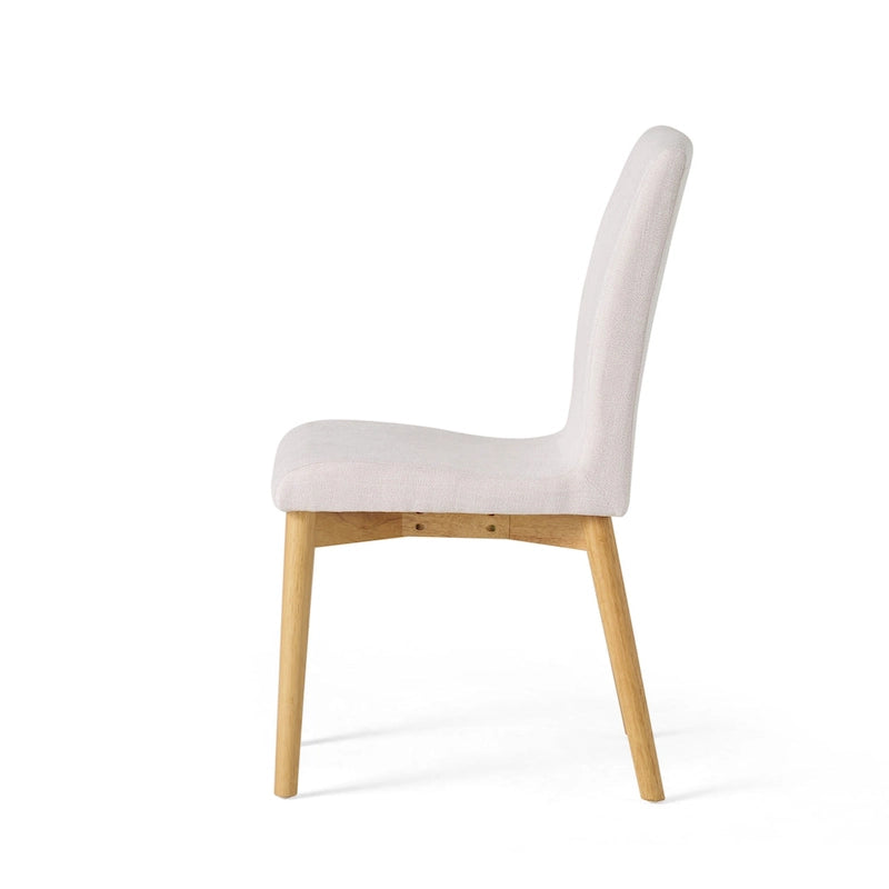 Chaise de salle à manger en tissu du milieu du siècle