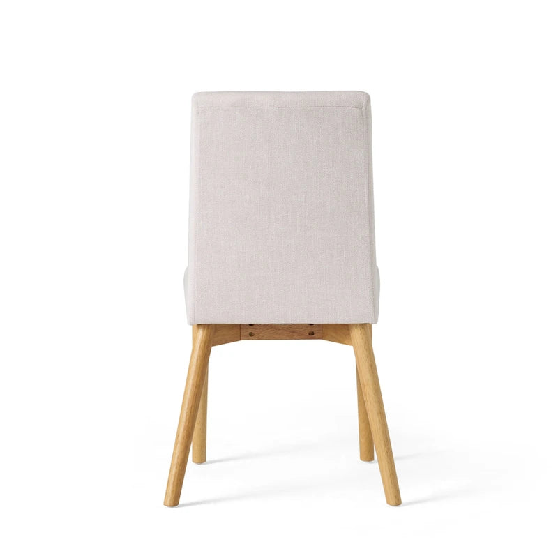Chaise de salle à manger en tissu du milieu du siècle