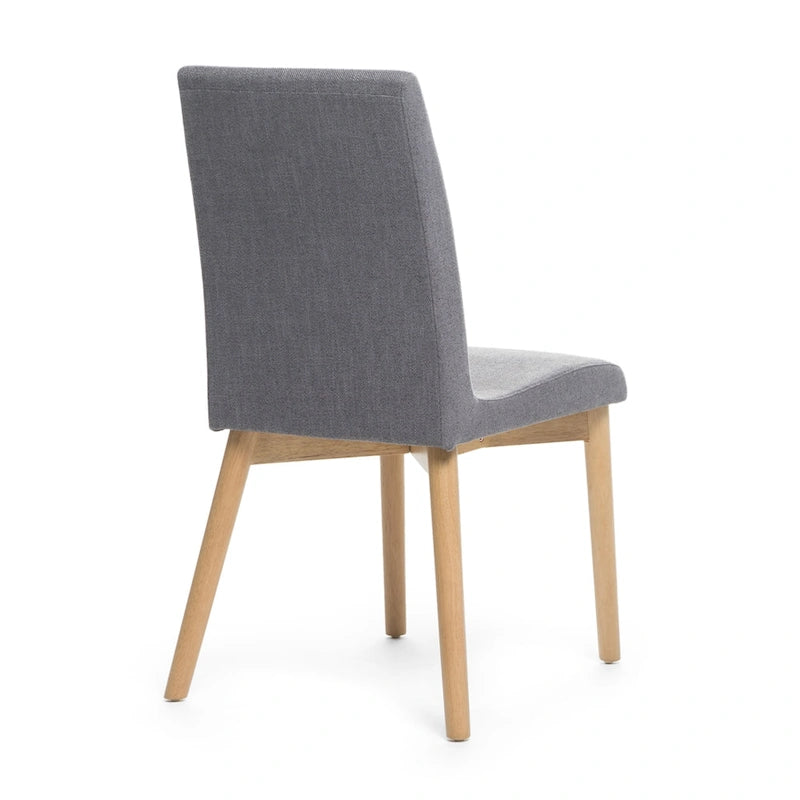 Chaise de salle à manger en tissu du milieu du siècle