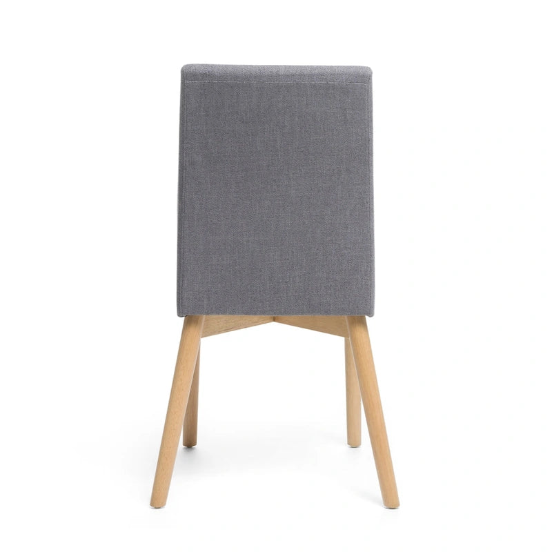 Chaise de salle à manger en tissu du milieu du siècle