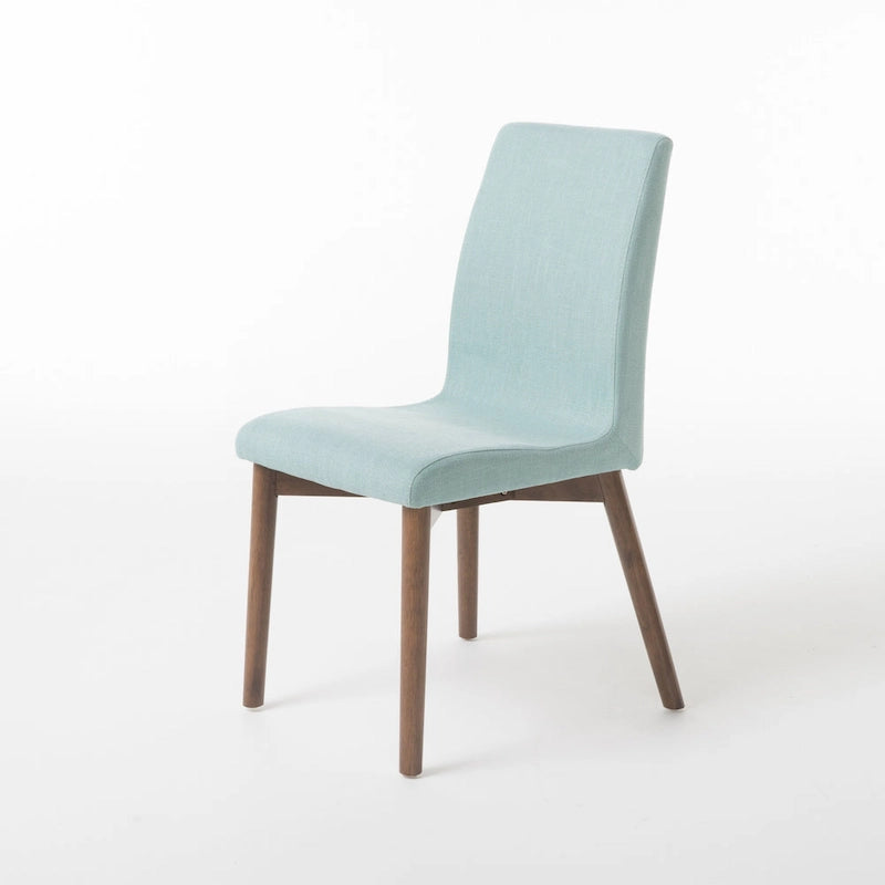 Chaise de salle à manger en tissu du milieu du siècle