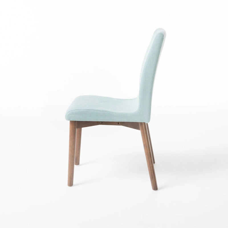 Chaise de salle à manger en tissu du milieu du siècle