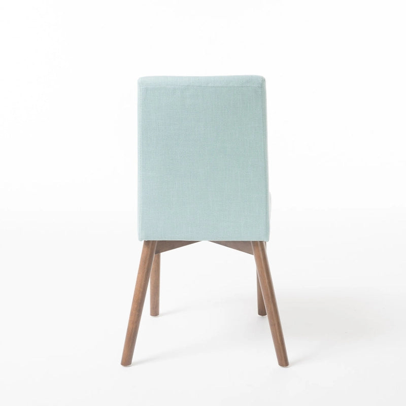 Chaise de salle à manger en tissu du milieu du siècle
