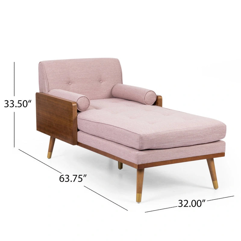 Chaise longue moderniste du milieu du siècle