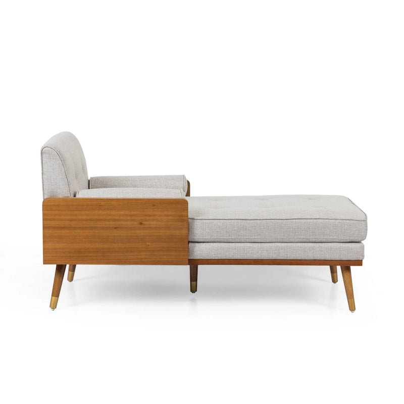 Chaise longue moderniste du milieu du siècle