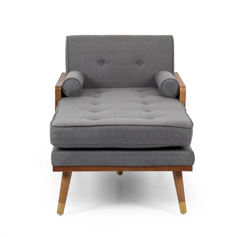Chaise longue moderniste du milieu du siècle