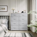 Commode de rangement à 8 tiroirs de tailles variées