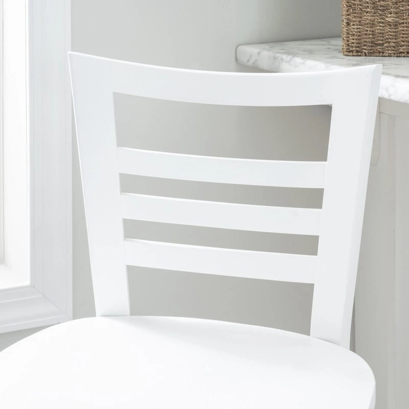 Tabouret de bar rustique en bois massif