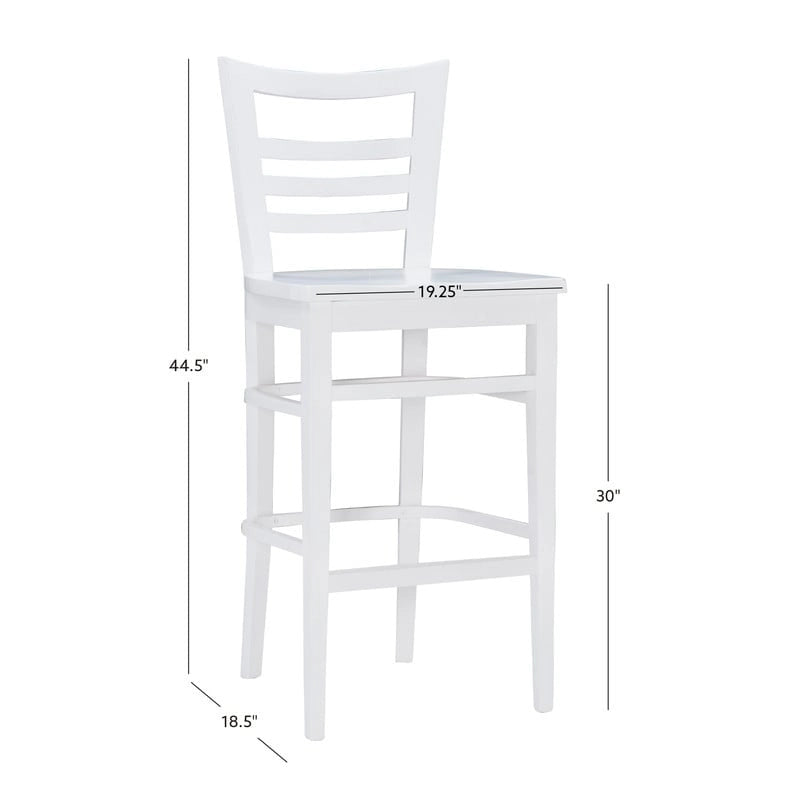 Tabouret de bar rustique en bois massif