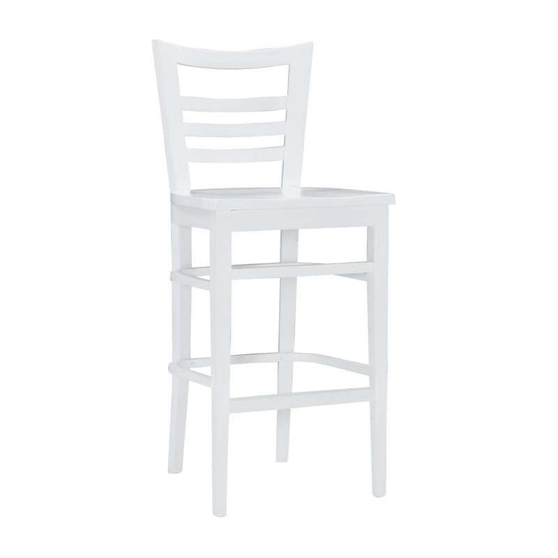 Tabouret de bar rustique en bois massif
