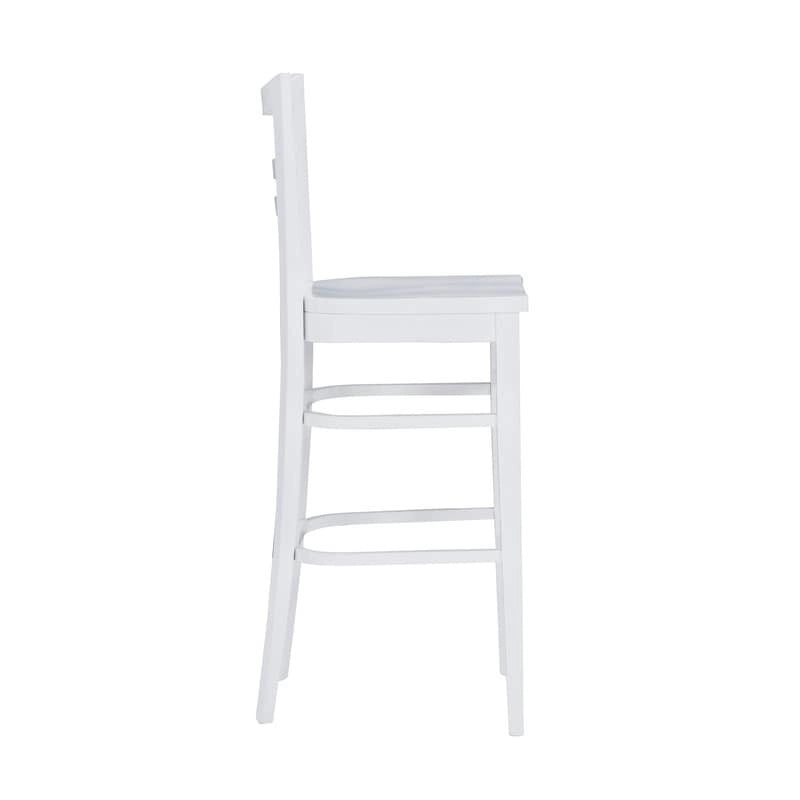 Tabouret de bar rustique en bois massif