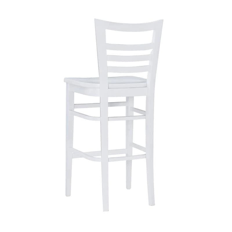 Tabouret de bar rustique en bois massif