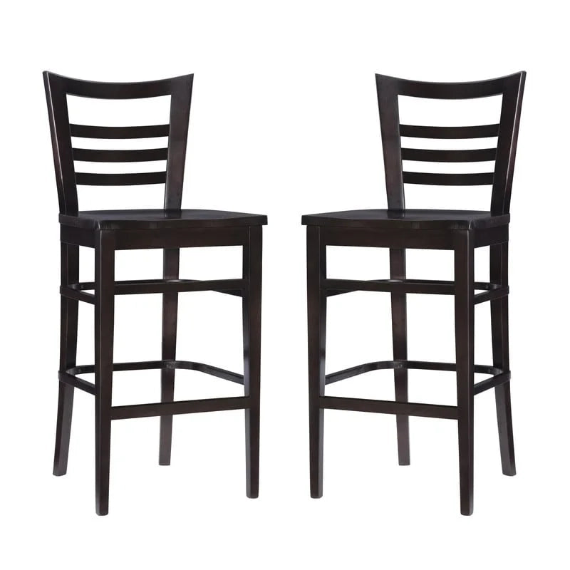 Tabouret de bar rustique en bois massif