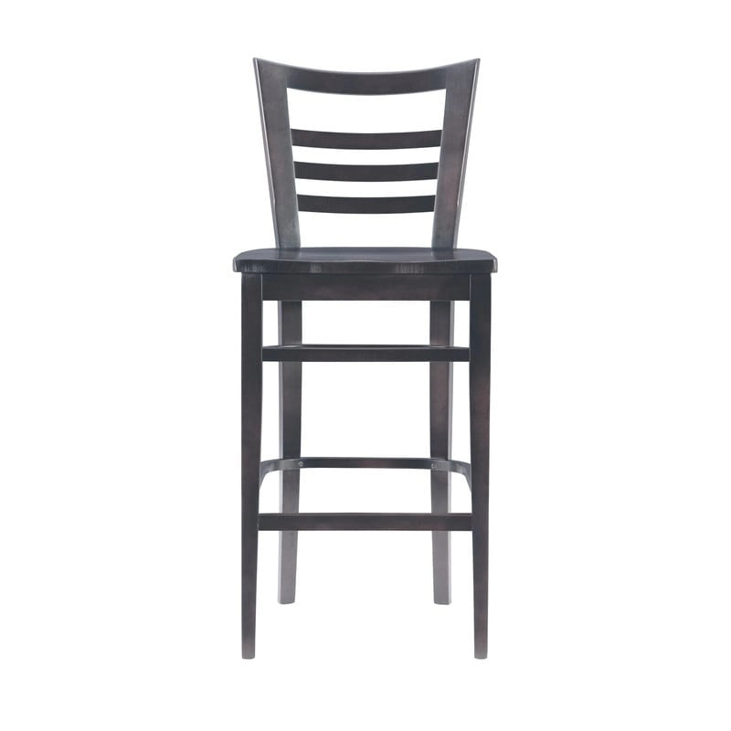 Tabouret de bar rustique en bois massif