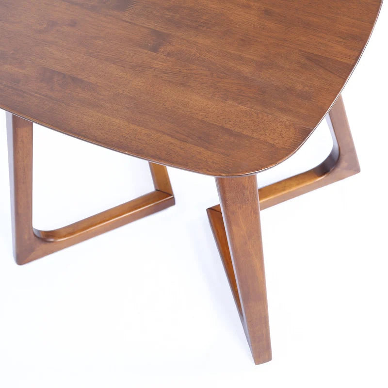 Table d'appoint rectangulaire scandinave en bois massif