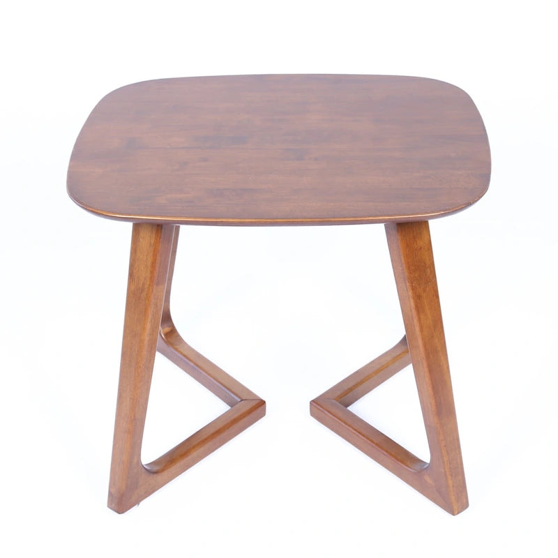 Table d'appoint rectangulaire scandinave en bois massif