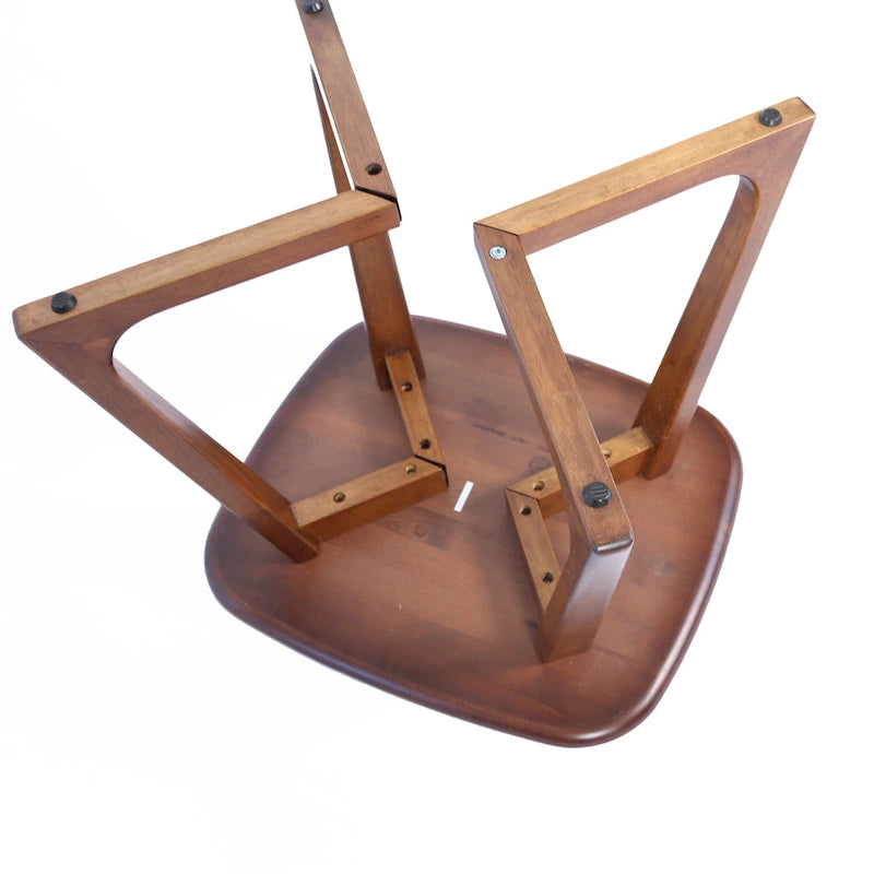 Table d'appoint rectangulaire scandinave en bois massif
