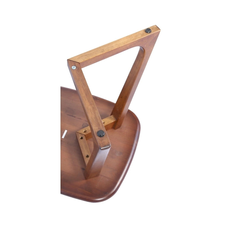 Table d'appoint rectangulaire scandinave en bois massif