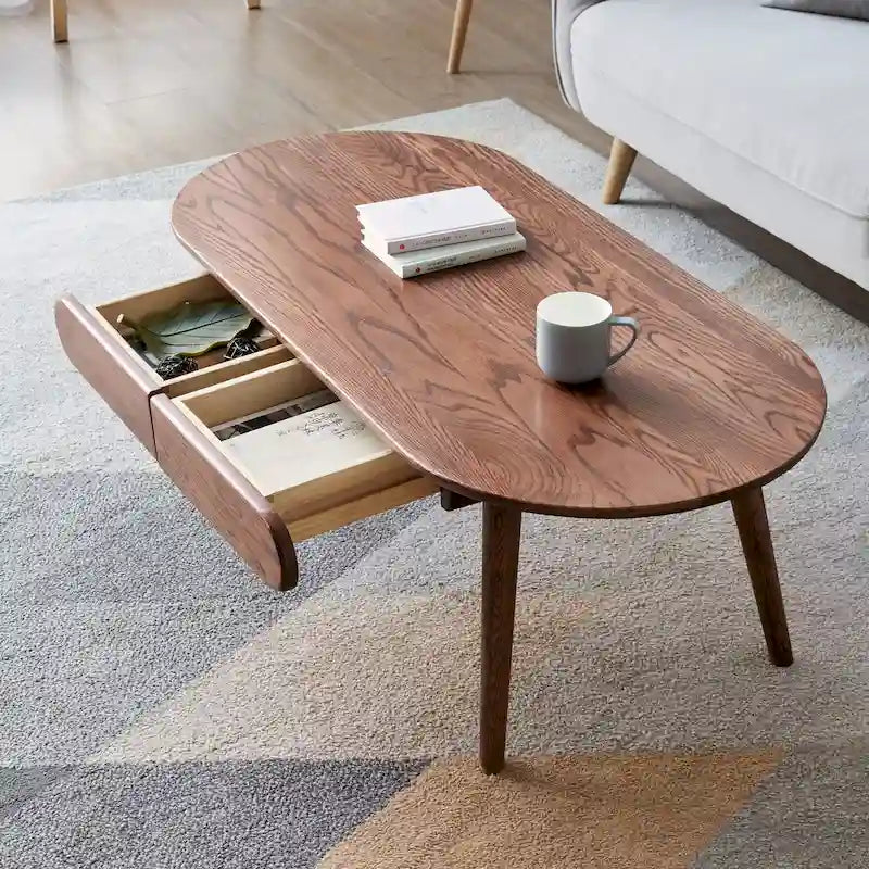 Table basse en bois massif
