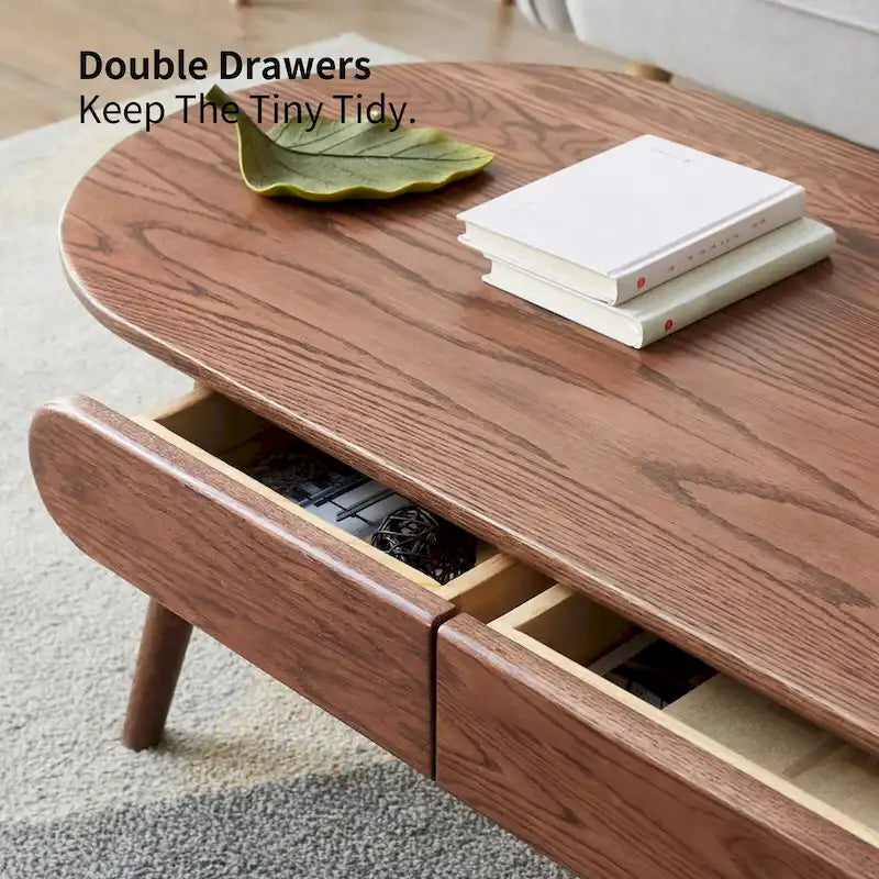 Table basse en bois massif