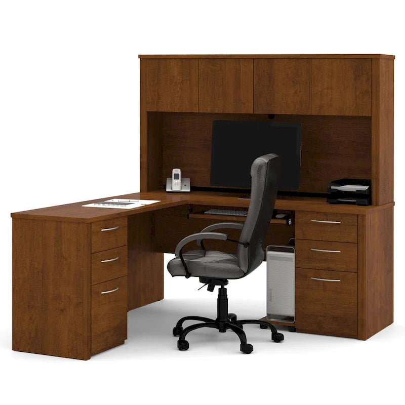 Bureau d'angle 6 tiroirs