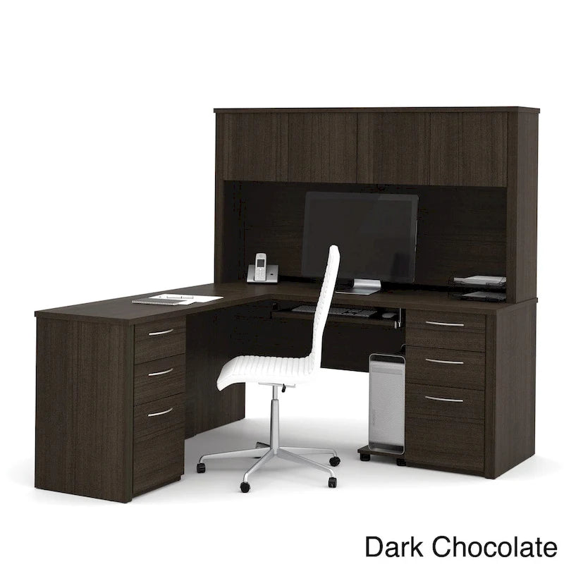 Bureau d'angle 6 tiroirs