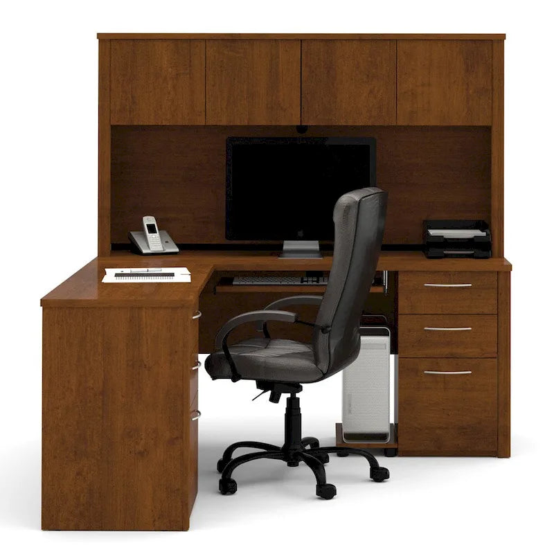 Bureau d'angle 6 tiroirs