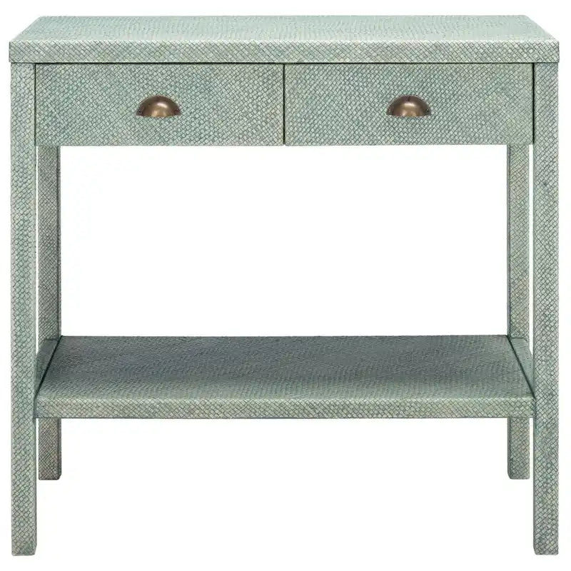 Console à 2 tiroirs et 1 étagère