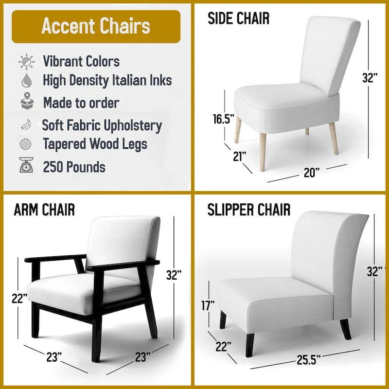 Fauteuil d'appoint abstrait rembourré en marron chocolat et moderne et contemporain