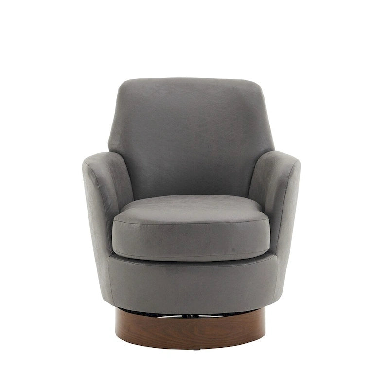 Fauteuil pivotant en similicuir