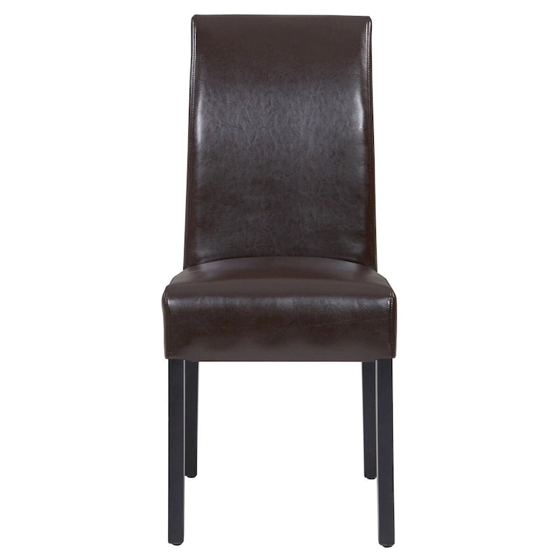 Chaise de salle à manger en cuir
