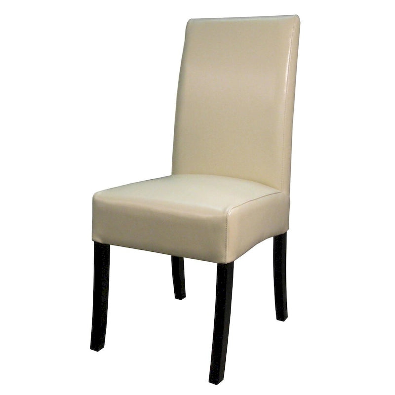Chaise de salle à manger en cuir