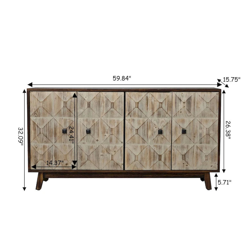 Buffet vintage 4 portes