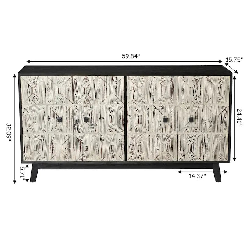 Buffet vintage 4 portes